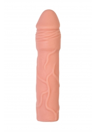 Телесная удлиняющая насадка с подхватом - 19 см. - ToyFa - в Мытищах купить с доставкой