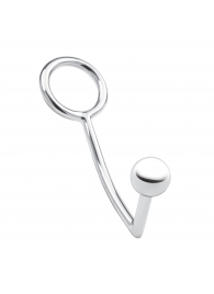 Кольцо на пенис с анальным стимулятором Stainless Steel Anal Hook   Cock Ring - BlueLine - в Мытищах купить с доставкой
