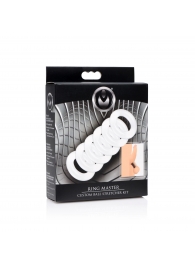 Комплект из 6 прозрачных эрекционных колец Ring Master Custom Ball Stretcher Kit - XR Brands - в Мытищах купить с доставкой