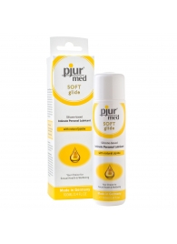 Силиконовый лубрикант с жожоба pjur MED Soft glide - 100 мл. - Pjur - купить с доставкой в Мытищах