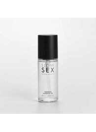 Съедобное cогревающее массажное масло Slow Sex - 50 мл. - Bijoux Indiscrets - купить с доставкой в Мытищах