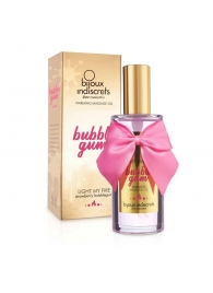 Разогревающее массажное масло Light My Fire Bubble Gum с ароматом бабл-гам - 100 мл. - Bijoux Indiscrets - купить с доставкой в Мытищах