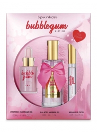 Набор средств для массажа и ласк Bubblegum Play Kit - Bijoux Indiscrets - купить с доставкой в Мытищах