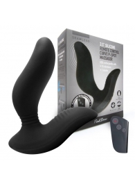 Черный вибромассажер простаты 3,5’’ Remote Control Curve P-spot Massager - 12 см. - Erokay - в Мытищах купить с доставкой