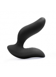 Черный вибромассажер простаты 3,5’’ Curve P-spot Massager - 12 см. - Erokay - в Мытищах купить с доставкой