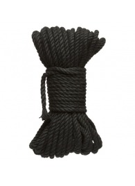 Черная верёвка для связывания и фиксации Bind Tie - 15,24 м. - Doc Johnson - купить с доставкой в Мытищах