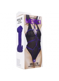 Фиолетовая верёвка для связывания и фиксации Bind Tie - 9,14 м. - Doc Johnson - купить с доставкой в Мытищах