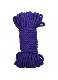 Фиолетовая верёвка для связывания и фиксации Bind Tie - 15,24 м. - Doc Johnson - купить с доставкой в Мытищах