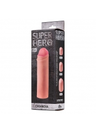 Фаллоудлинитель SUPER HERO Casanova - 18 см. - Lola Games - в Мытищах купить с доставкой