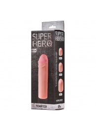 Фаллоудлинитель SUPER HERO Tempter - 16 см. - Lola Games - в Мытищах купить с доставкой