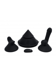 Конусный вибромассажер Cowgirl Cone с 2 насадками - CowGirl - купить с доставкой в Мытищах