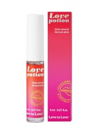 Возбуждающий блеск для губ Love Potion - 8 мл. - Love to Love - купить с доставкой в Мытищах