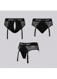 Трусики для фиксации насадок Strap-on-me Harness Lingerie Diva XS - Strap-on-me - купить с доставкой в Мытищах