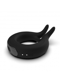 Черное эрекционное кольцо Marry Me Rechargeable Vibrating Cockring - Adrien Lastic - в Мытищах купить с доставкой