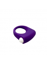 Фиолетовое эрекционное кольцо Puggle Vibrating Ring with Bullet - Adrien Lastic - в Мытищах купить с доставкой