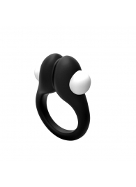 Черное эрекционное кольцо Zippy Vibrating Ring With Bullet - Adrien Lastic - в Мытищах купить с доставкой