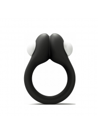 Черное эрекционное кольцо Zippy Vibrating Ring With Bullet - Adrien Lastic - в Мытищах купить с доставкой