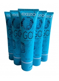 Набор из 5 пролонгирующих лубрикантов на водной основе Egzo Go (по 100 мл.) - EGZO - купить с доставкой в Мытищах