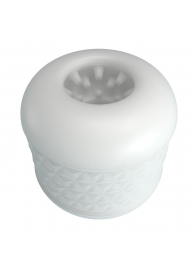 Белый сквозной мастурбатор Crystle - Baile - в Мытищах купить с доставкой