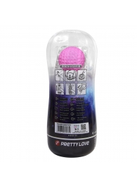 Прозрачный мастурбатор с подвижным шариком - Baile - в Мытищах купить с доставкой