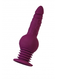 Фиолетовая мини-машина для секса Striker с пультом ДУ - 23,5 см. - ToyFa - купить с доставкой в Мытищах