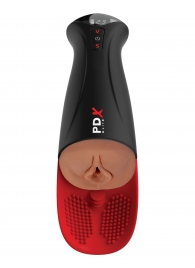 Мастурбатор-вагина в колбе с вибрацией Fuck-O-Matic Pro XL - Pipedream - в Мытищах купить с доставкой