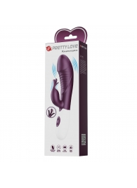Фиолетовый вибратор-кролик Rasmussen - 19,8 см. - Baile