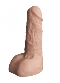 Телесный фаллоудлинитель с мошонкой Cock Next - 17 см. - LOVETOY (А-Полимер) - в Мытищах купить с доставкой