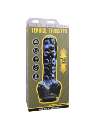 Черно-синяя мини-машина на присоске Tendril Thruster - 21,6 см. - Doc Johnson - купить с доставкой в Мытищах