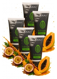 Набор из 5 съедобных лубрикантов JUJU со вкусом тропических фруктов - JuJu - купить с доставкой в Мытищах
