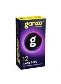 Презервативы с анестетиком для продления удовольствия Ganzo Long Love - 12 шт. - Ganzo - купить с доставкой в Мытищах