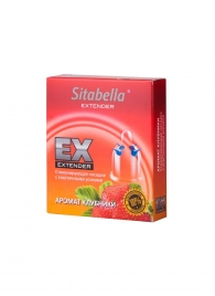 Стимулирующая насадка Sitabella Extender  Клубника - Sitabella - купить с доставкой в Мытищах