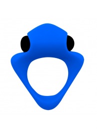 Синее эрекционное кольцо Wooomy Tribeс с вибрацией - Adrien Lastic - в Мытищах купить с доставкой