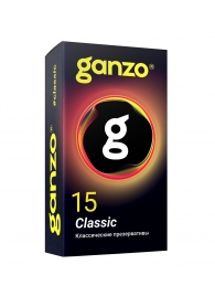 Классические презервативы с обильной смазкой Ganzo Classic - 15 шт. - Ganzo - купить с доставкой в Мытищах