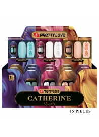 Набор из 15 мастурбаторов Catherine Olga - Baile - в Мытищах купить с доставкой