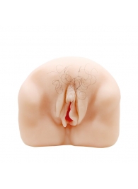 Телесный мастурбатор-вагина с оволосением и вибрацией - Baile - в Мытищах купить с доставкой