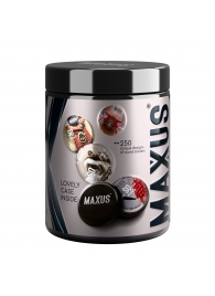 Черные утолщенные презервативы MAXUS Extra Strong с железным кейсом - 15 шт. - Maxus - купить с доставкой в Мытищах