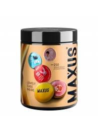 Точечные презервативы MAXUS 2000 Amazing Dots с железным кейсом - 12 шт. - Maxus - купить с доставкой в Мытищах