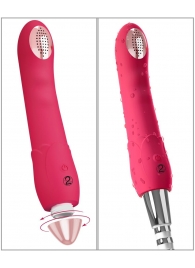 Малиновая насадка на душ с вибрацией Showers to orgasm - 20,1 см. - Orion - купить с доставкой в Мытищах