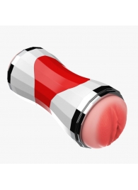 Двусторонний мастурбатор в колбе Power Grip Cup - вагина и ротик - Boys of Toys - в Мытищах купить с доставкой