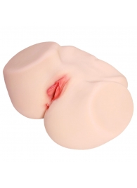 Мастурбатор-полуторс с двойным слоем материала и вибрацией Jenny Onahole Real Vagina - KOKOS - в Мытищах купить с доставкой