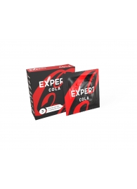 Презервативы с ароматом колы Expert Cola - 3 шт. - Expert - купить с доставкой в Мытищах