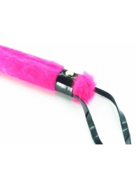 Нежная плеть с розовым мехом BDSM Light - 43 см. - БДСМ Арсенал - купить с доставкой в Мытищах
