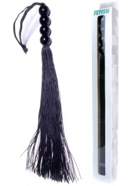 Черная силиконовая плеть - 37 см. - Boys of Toys - купить с доставкой в Мытищах