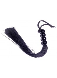 Черная силиконовая плеть - 37 см. - Boys of Toys - купить с доставкой в Мытищах