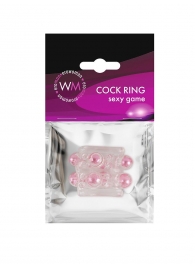 Прозрачная насадка на пенис с цветными шариками - Erowoman-Eroman - в Мытищах купить с доставкой