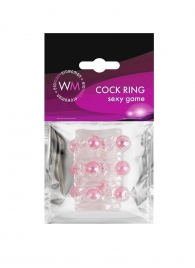 Прозрачная сквозная насадка на пенис с цветными шариками - Erowoman-Eroman - в Мытищах купить с доставкой