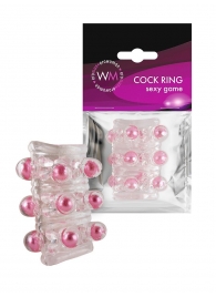 Прозрачная сквозная насадка на пенис с цветными шариками - Erowoman-Eroman - в Мытищах купить с доставкой