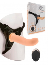 Женский вибрострапон со съемной насадкой и пультом ДУ - Erokay - купить с доставкой в Мытищах