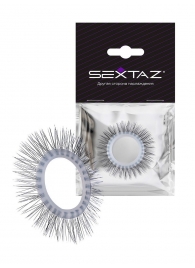 Круглое эрекционное кольцо с «ресничками» - Sextaz - в Мытищах купить с доставкой
